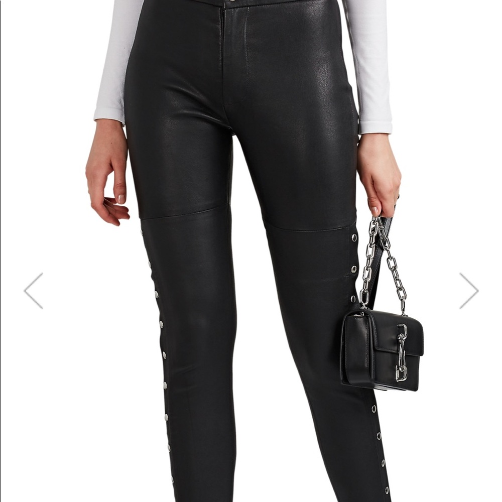IRO Leather Pants, Sabrina, NWT, Italian FR36/US 4